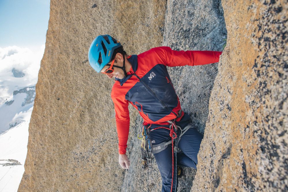 Kurtka softshell Millet Fusion XCS świetnie sprawdza się w górach (fot. millet.fr)