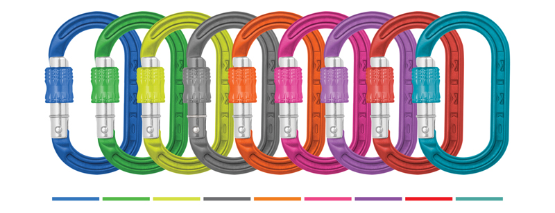 Karabinek sprzętowy DMM XSRE Lock – wybrane kolory (źródło. dmmclimbing.com)