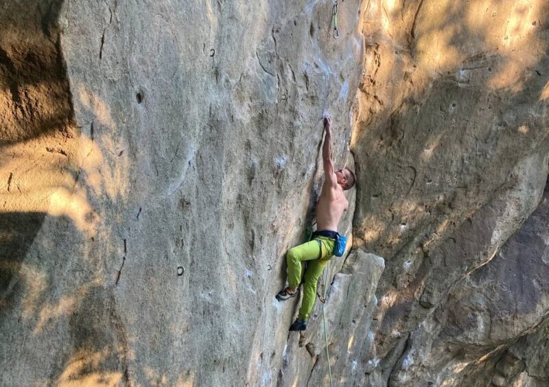 Scarpa Drago świetnie stoją w piaskowcu (fot. Ania Heben)