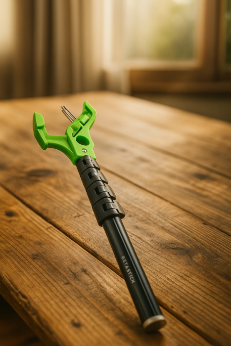 Kij do wpinek Betastick Evo Climb ma tylko 45cm po złożeniu.