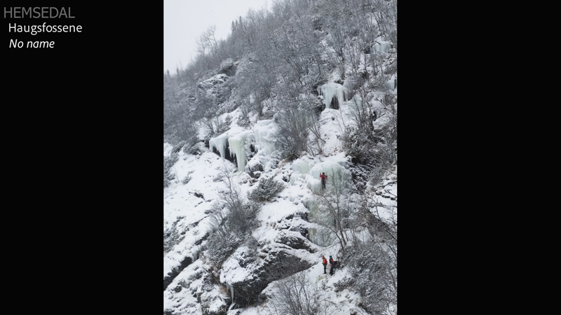 Nienazwane lodospady w okolicy sektora Haugsfossene (fot. Łukasz Tymiński)