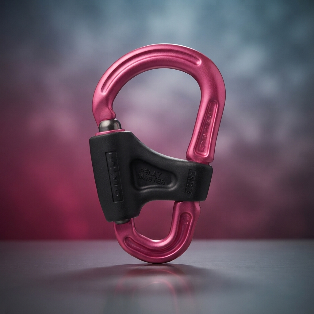 DMM Belay Master Pink - limitowany różowy karabinek do wspinaczki. DMM Belay Master Pink - limitowany różowy karabinek do wspinaczki.